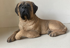 Sandicast Apricot English MASTIFF Sculpture Ornament 1989