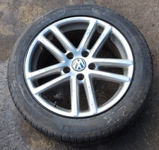 GENUINE VOLKSWAGEN TOUAREG ALTITUDE 5X130 SIENA GREY 19" INCH ALLOY WHEELS X4