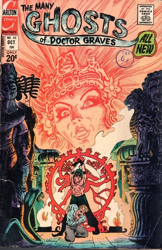 Charlton comics many ghosts - many,