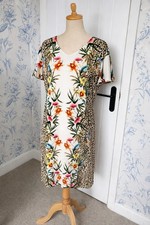 Floral Leopard Print Shift
