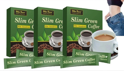 3pack green coffe - green, slim