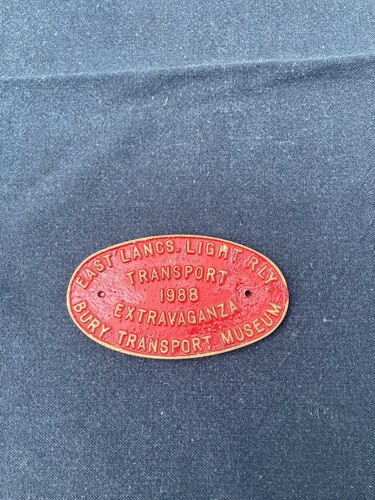 Commemorative oval plaque from - plaque,