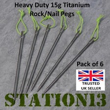 Titanium Rock/Nail Tent Pegs -