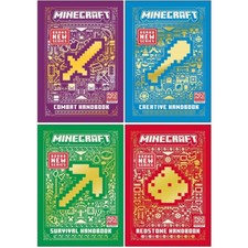 All New Official Minecraft Combat Handbook 4 Books Collection Set by Mojang AB