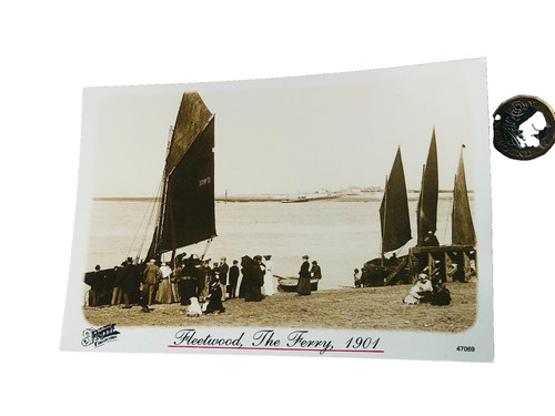 Postcard fleetwood ferry - postcard,