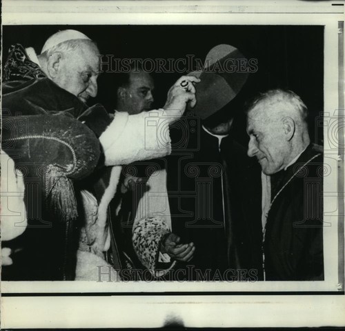 1958 press photo pope - pope, john