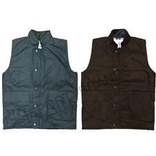 Mens Wax Bodywarmer British Country Hunting Waistcoat Gilet Padded Jacket Coat
