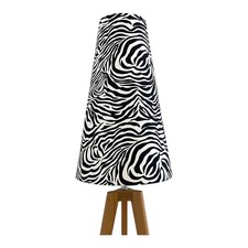 Lampshade Black White Zebra