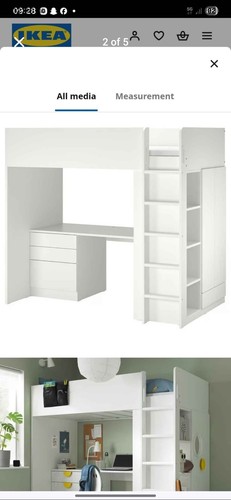 Ikea high sleeper - sleeper, bed