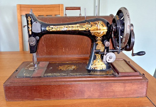 Singer hand crank sewing - crank,