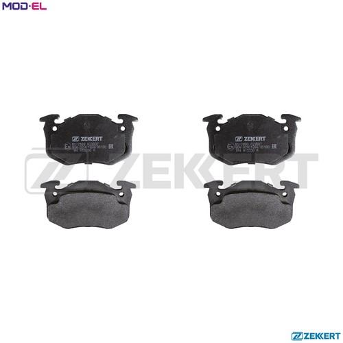 Brake pad set disc - pad,