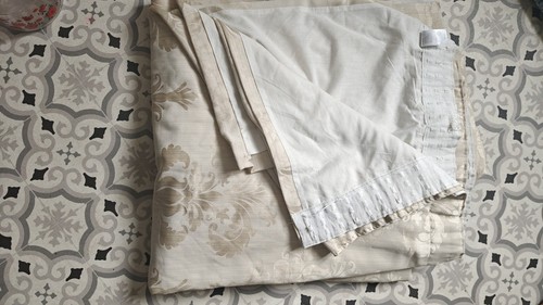 Curtains beautiful cream