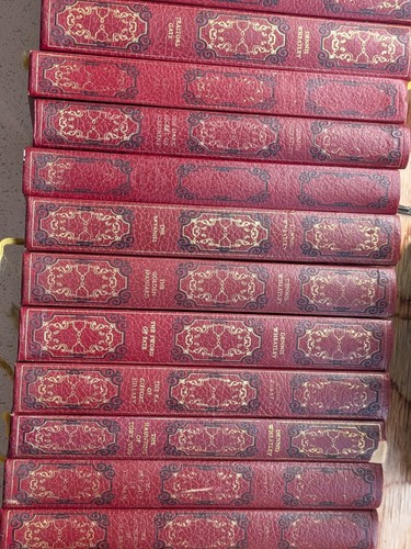Dennis wheatley leather bound - leather,