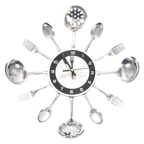 Kitchen wall clocks cutlery - kitchen,