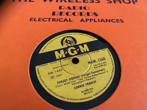 Connie francis forget domani - forget,
