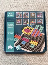 Coogam Fun Puzzle Wooden Mosaic Puzzles for Kids Educational Toys 3years Old