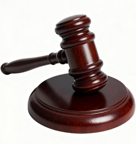Wooden gavel and sound - and, block