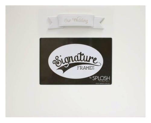 Signature frame our wedding - signature,