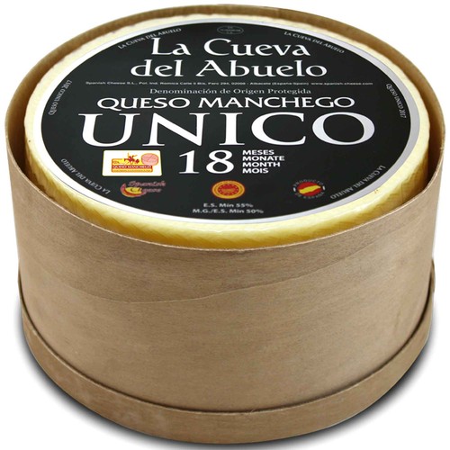 Approx 3kg manchego cheese - manchego,