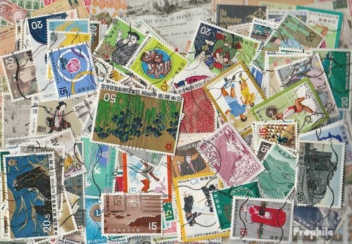 Japan stamps 500 different - japan,