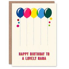 Nana Happy Birthday Card Fun