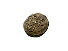 ANGLO-SAXON. Eadberht & Archbishop Ecgberht 737-758AD Silver Sceat RARE Ref:41