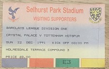 Match Ticket Crystal Palace v