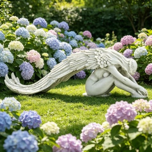 Garden ornament fairy - garden,