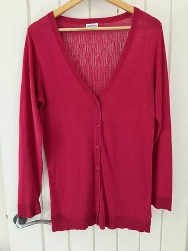 Brora women pink neck - pink, v-neck