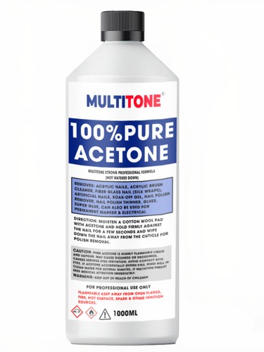 100 pure acetone dissolve - 100%,