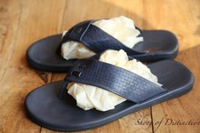 Russell & Bromley Blue Leather Sandals Sliders Shoes Men's UK 8 US 9 EU 42 New