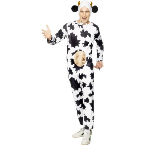 Smiffys cow costume black - cow, costume,