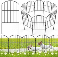 WELDUN Garden Fence, Total 320CM(L) x 61CM(H) 10 Pcs Fencing Animal Barrier