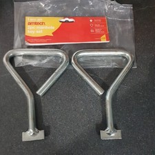 Steel Manhole Cover Lid Lifting Keys T Shape Set 2 Heavy Duty 2pc Amtech C3190