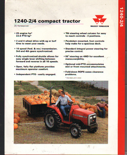Massey ferguson 1240 4 - ferguson, "1240-2/4"