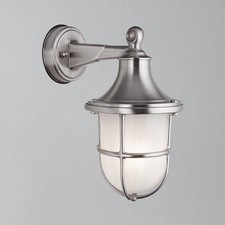Brand New!David Hunt Wadebridge WAD1538-Outdoor Light-Nickel Finish-RRP165