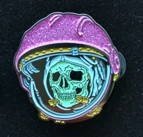 Astronaut skull glitter helmet - glitter,