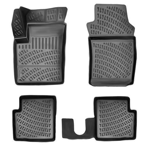 Rizliner rubber floor - 3d,