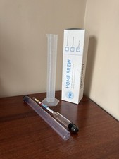 Home Brew Hydrometer with 100ml Trial Jar – Beer & Wine Brewing Equipment Kit