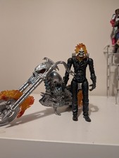 Ghost Rider Movie Figure And Bike/Hellcycle