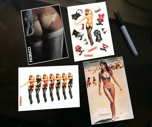 Fiorucci 1970 postcard - fiorucci, 1970's