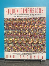 Hidden Dimensions Stereograms by Dan Dyckman. Hardback Book 1994 Magic Eye