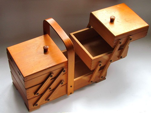 Vintage wooden cantilever - vintage, 3