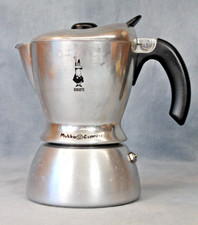 Original Vintage All Metal Bialetti Mukka Express Stovetop Cappuccino Maker Moka