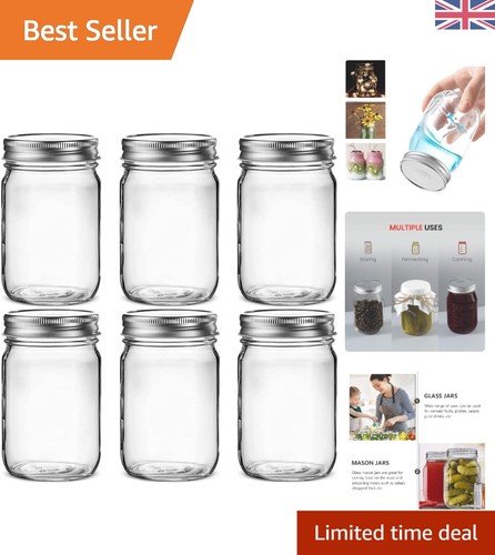 Airtight 480ml glass mason - airtight,