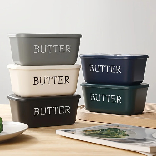Butter dish box storage - storage, tray