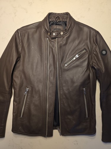 Diesel men leather jacket - diesel,