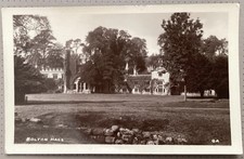 Bolton Hall Bolton Abbey Yorkshire Real Photo Postcard