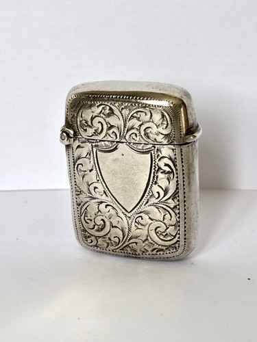 Antique victorian silver - silver, vesta