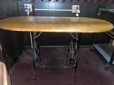 sewing machine table cast iron